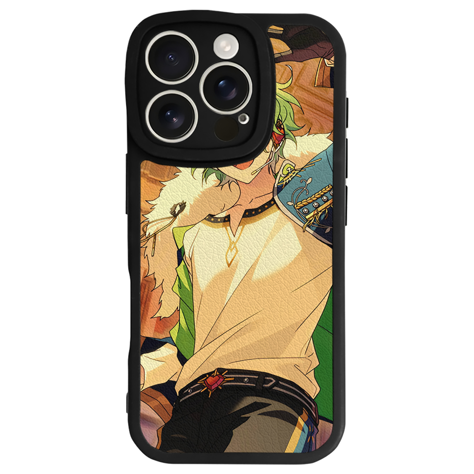 （画像用） あんさんぶるスターズ! Ensemble Stars 【iPhone 16シリーズ対応】シリコンスマホケース（レザー調） 材質：シリコン